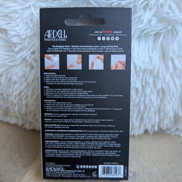 Ardell Nail Addict Modern French Press-On Nails – Almond Shape (28 Nails) - Picture 3 of 3